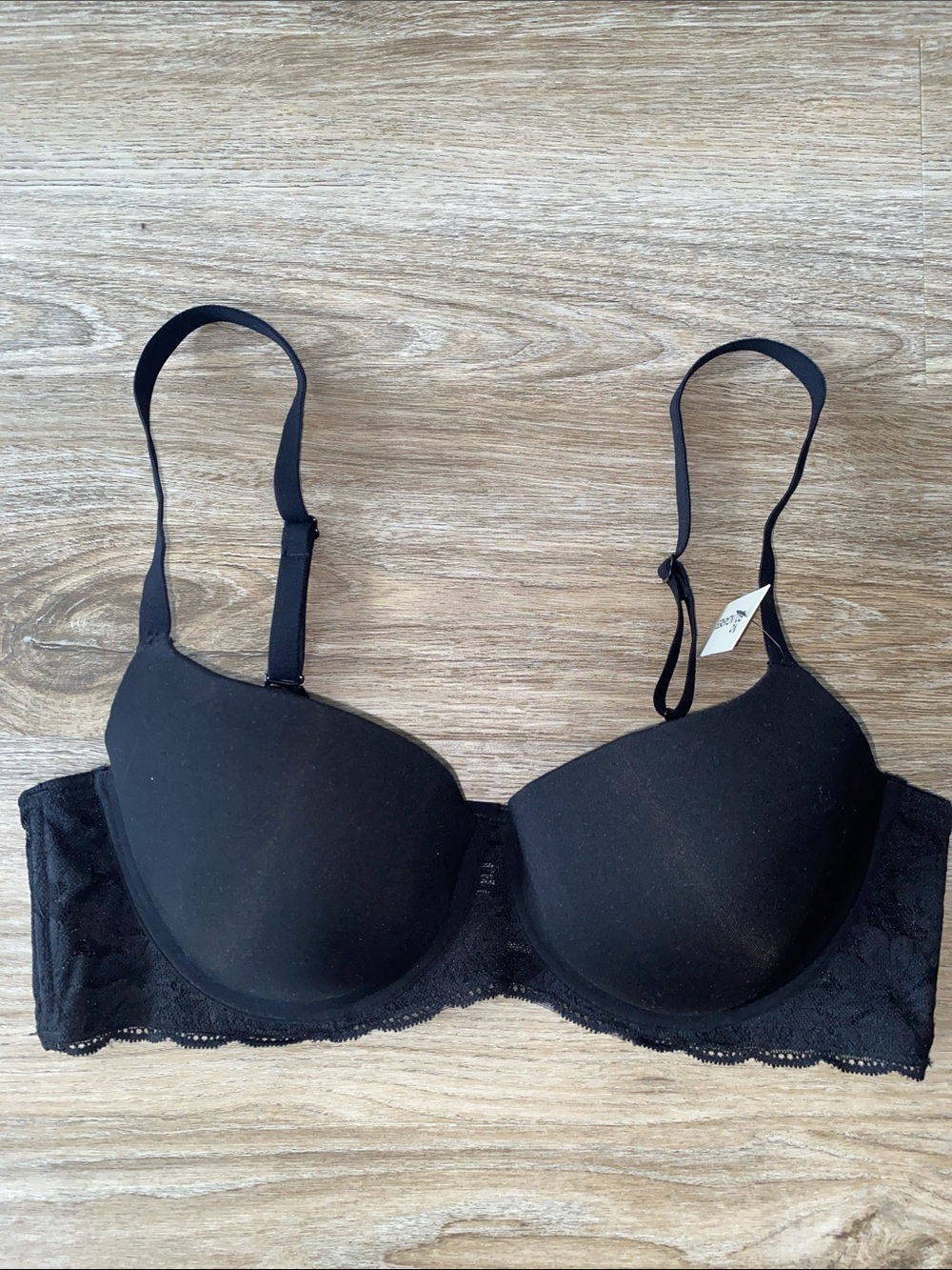 No Boundaries Black Underwire T-Shirt Bra